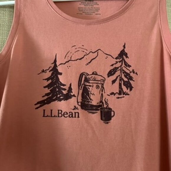 L.L. Bean Camping Print Tank - Picture 2 of 4